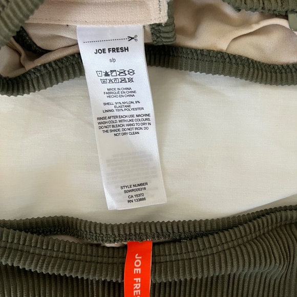 Joe Fresh High-waisted Bikini Top and Bottom - Picture 7 of 7